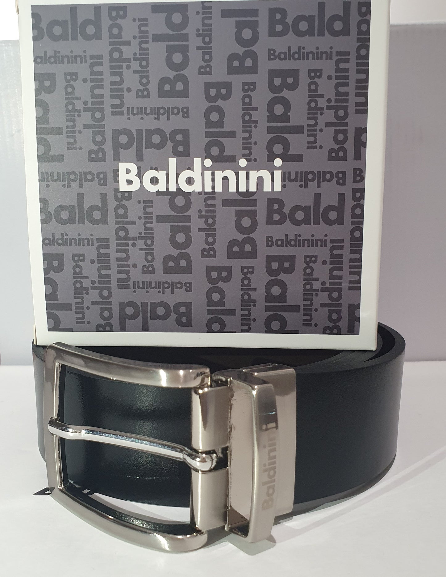 Baldinini Cintura duble face testa di moro e nera