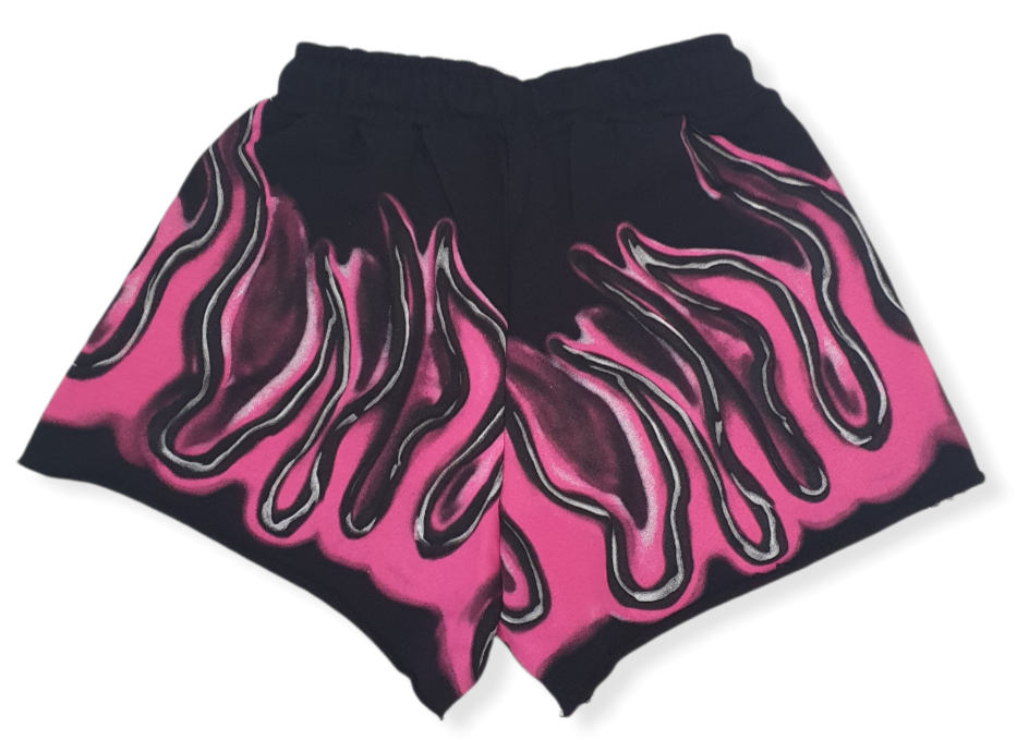 Pyrex shorts 21EPC42352 Nero flame