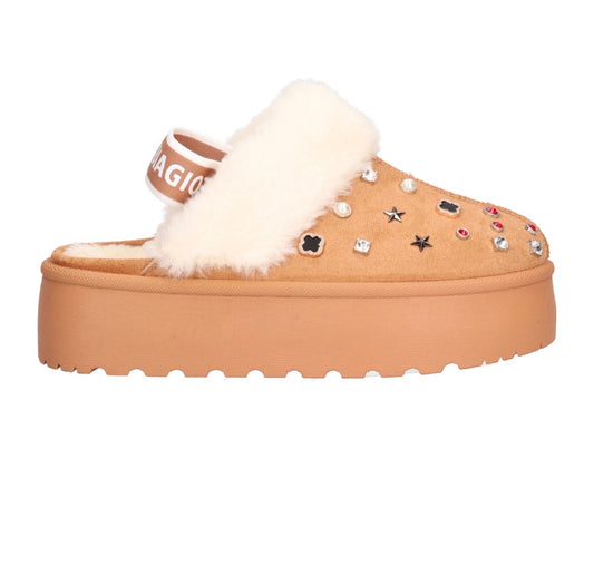 Sabot platform Laura Biagiotti da donna cuoio