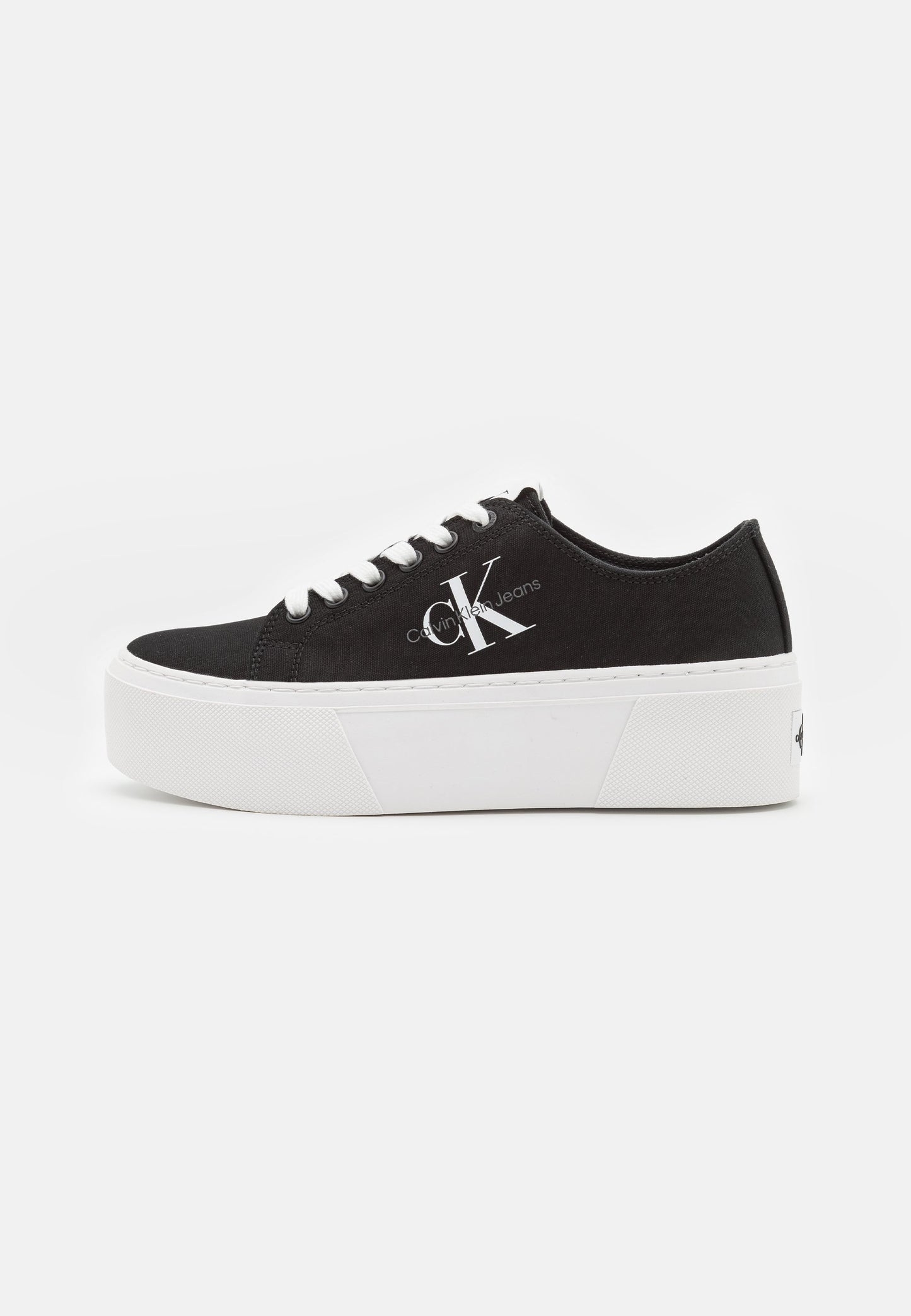 Calvin klein FLATFORM CUPSOLE - Sneakers basse - black