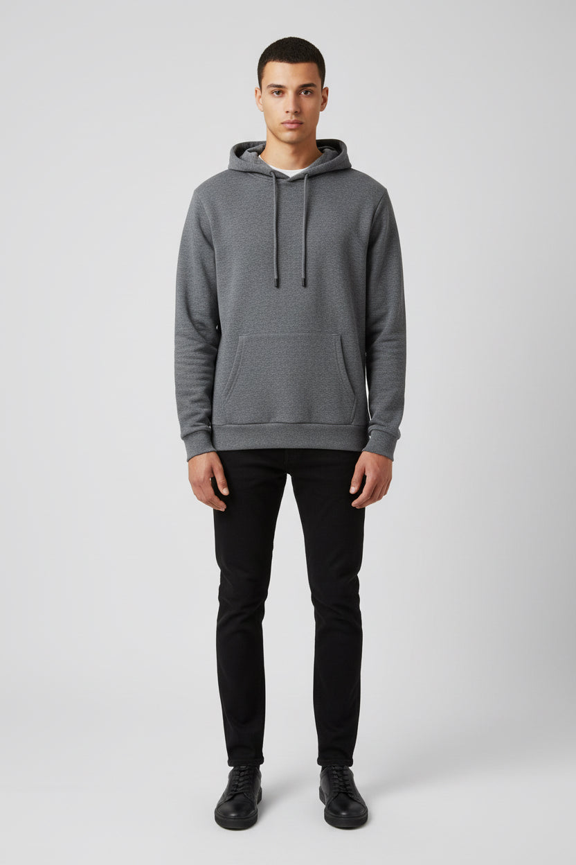Felpa con cappuccio over size