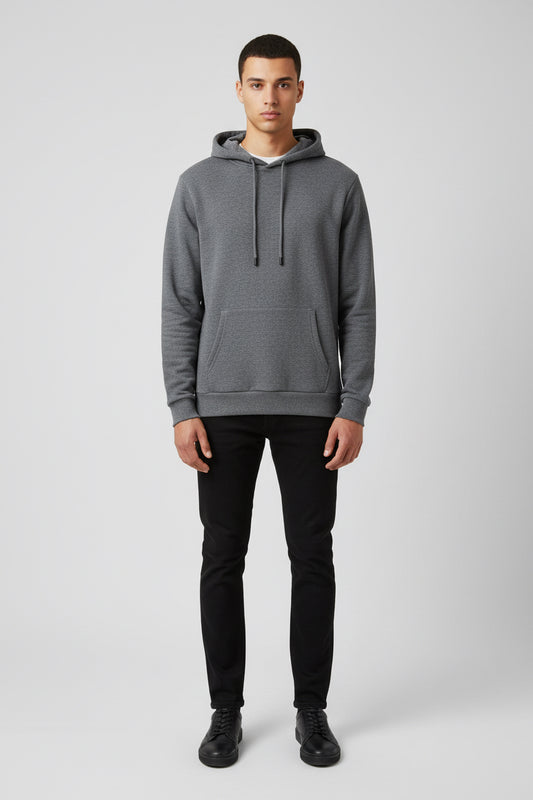 Felpa con cappuccio over size