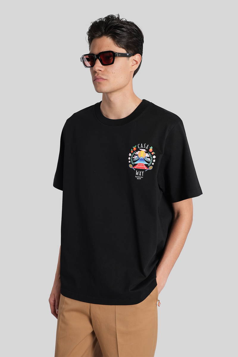 CASABLANCA T-SHIRT CASA WAY MOUNTAIN
