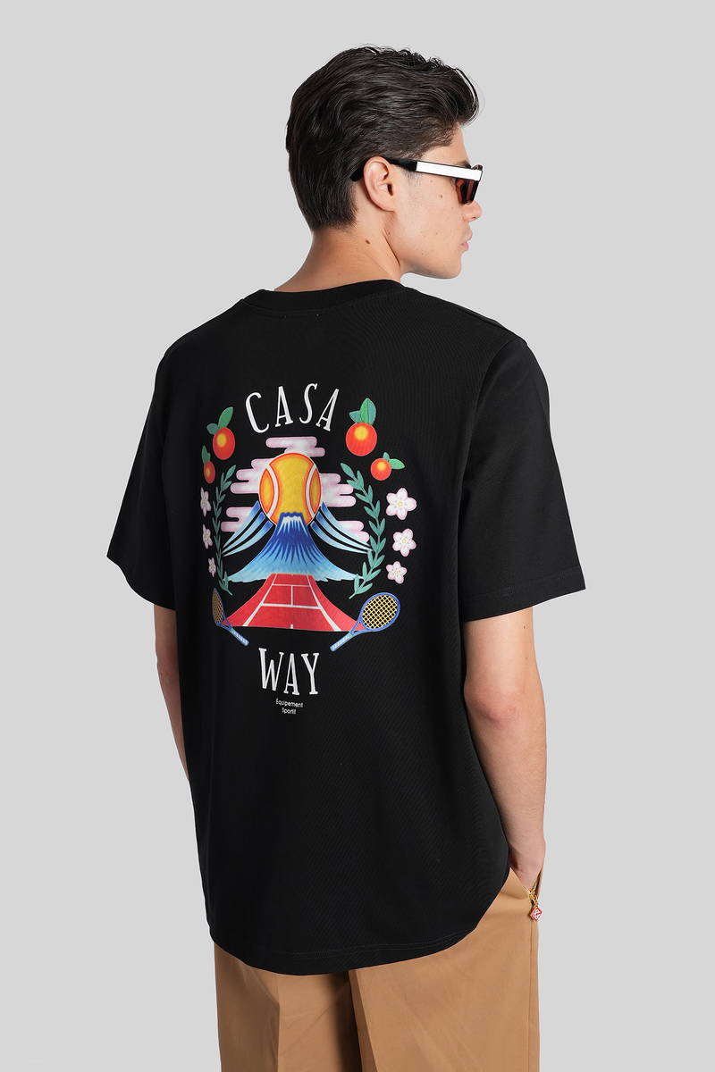 CASABLANCA T-SHIRT CASA WAY MOUNTAIN