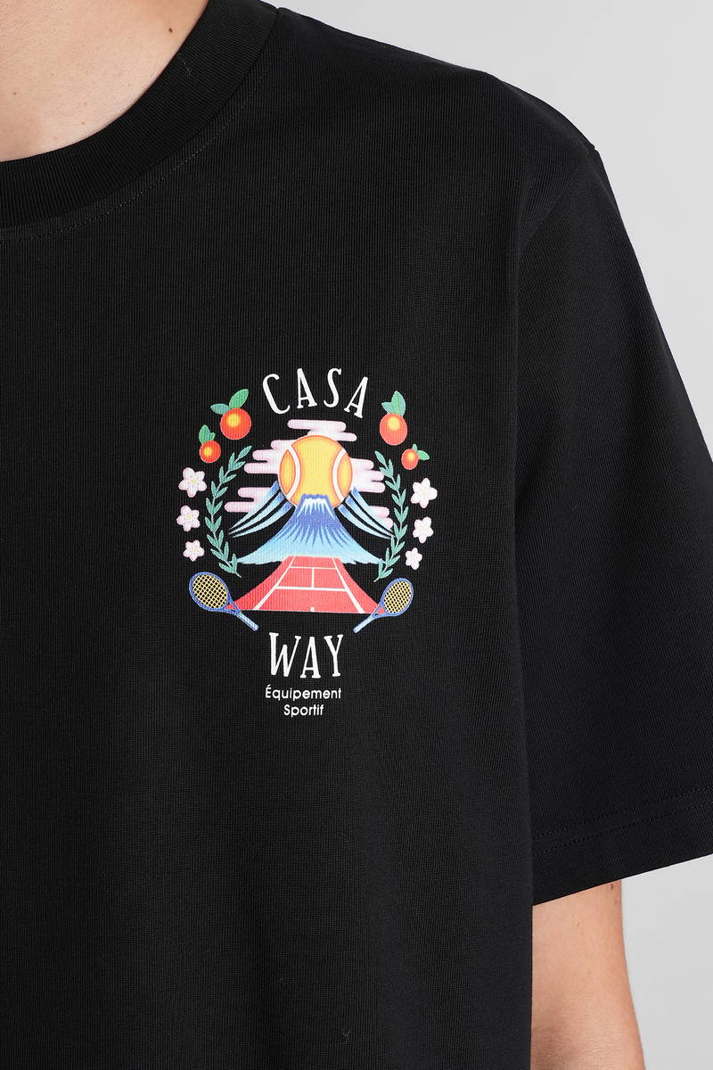 CASABLANCA T-SHIRT CASA WAY MOUNTAIN