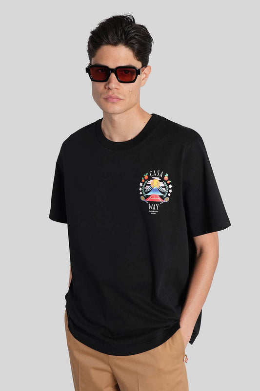 CASABLANCA T-SHIRT CASA WAY MOUNTAIN